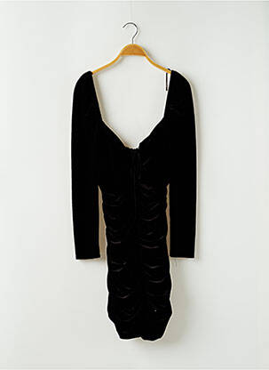 Rochie midi mâneci lungi mâneci lungi negru ZARA femme