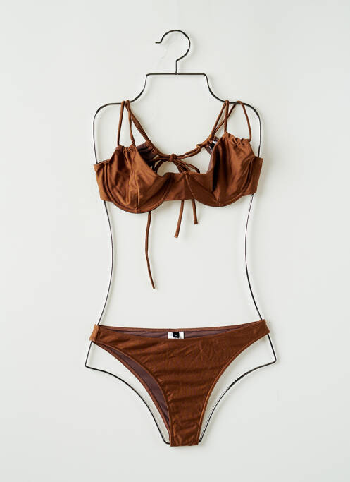 Costum de baie din două piese maro INCOMPRISE femeie