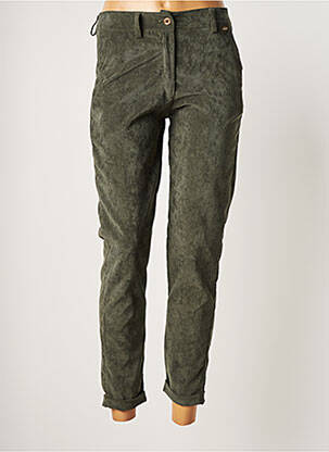 Pantalon 7/8 verde PAKO LITTO femeie