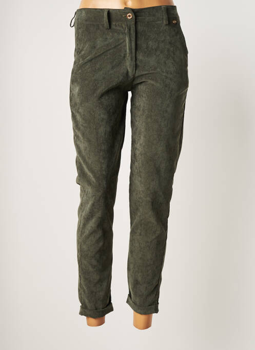Pantalon 7/8 verde PAKO LITTO femeie