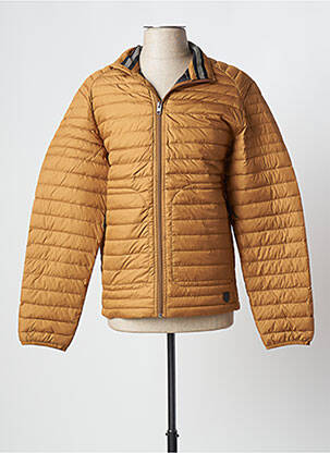 Geacă matlasată buzunare fără glugă bej JACK & JONES bărbat