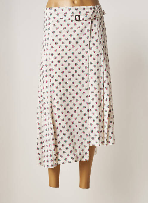 Fustă midi bej IDANO femeie