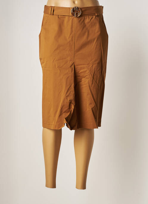 Fustă midi maro LA PETITE FRANCAISE femeie