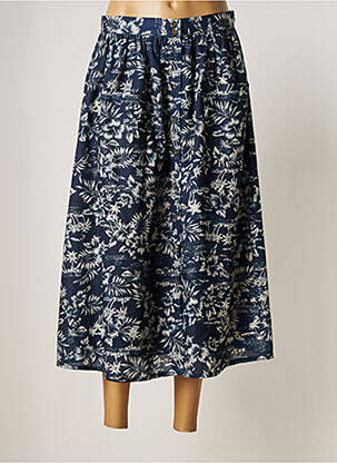 Fustă midi albastru THE KORNER femeie