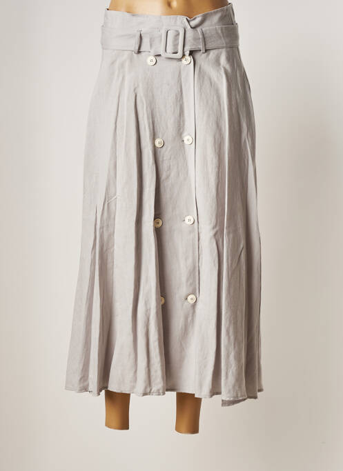 Fustă lungă gri SEE U SOON femeie