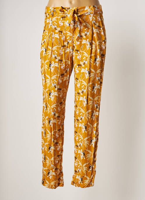 Pantalon drept galben MARIE-SIXTINE femeie