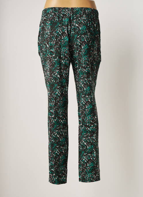 Pantalon drept verde COLOR BLOCK femeie
