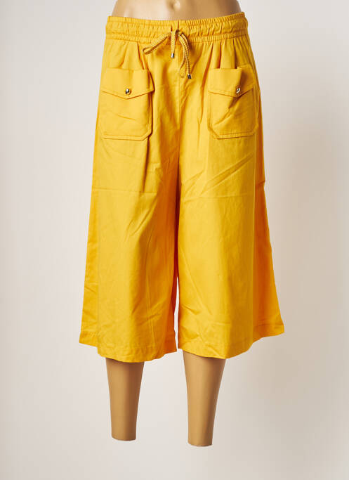 Pantalon trei sferturi galben LA PETITE FRANCAISE femeie