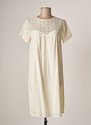 Rochie midi bej MAISON HOTEL femeie