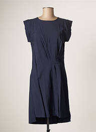 Rochie midi mâneci scurte mâneci scurte albastru SUNCOO femme