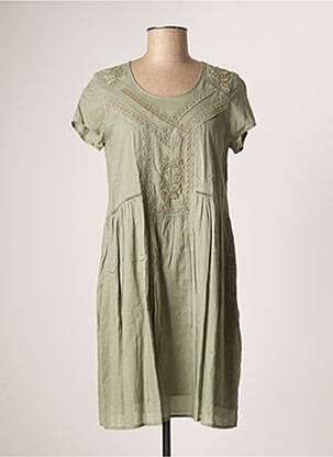 Rochie midi verde LOUIZON femeie