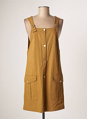 Rochie scurtă maro ORFEO femeie