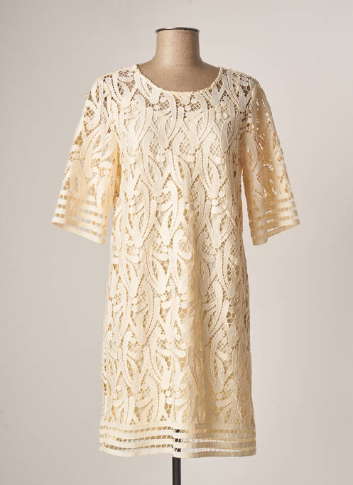 Rochie midi bej SUNCOO femeie