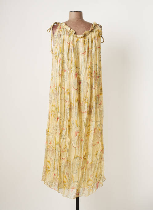 Rochie lungă bej MAISON HOTEL femeie