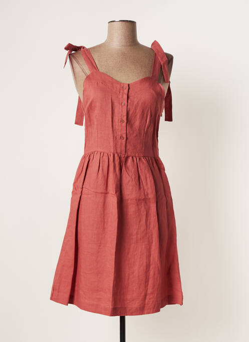 Rochie midi maro MARIE-SIXTINE femeie