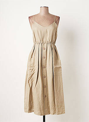 Rochie lungă maro THE KORNER femeie