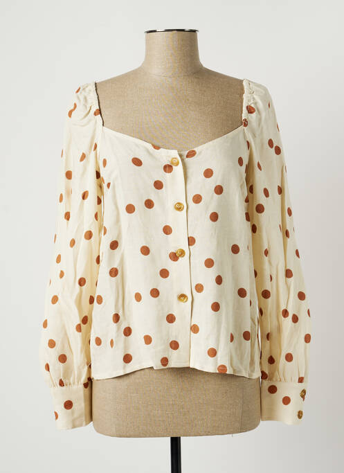 Cămașă bej FRNCH femeie