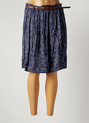 Fustă midi albastru LOUIZON femeie