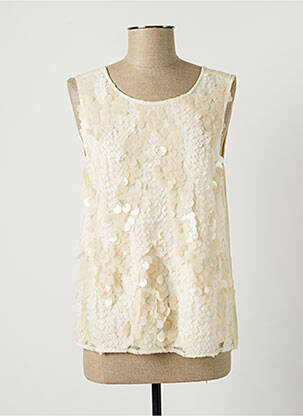 Top bej SEE U SOON femeie