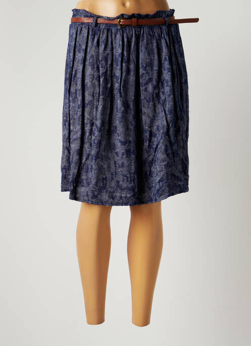 Fustă midi albastru LOUIZON femeie