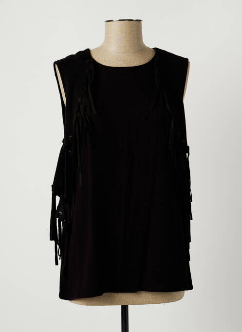 Top negru SEE U SOON femeie