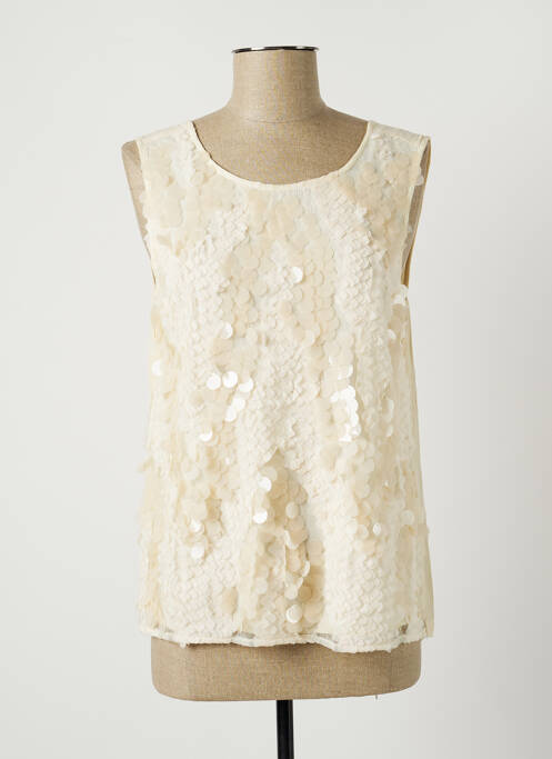 Top bej SEE U SOON femeie