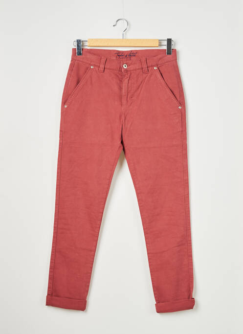 Pantalon chino roșu TROPHEE DU MATELOT bărbat