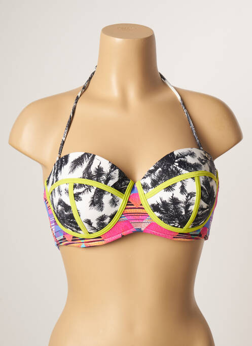 Sutien de costum de baie bretele elastice reglabile negru BANANA MOON femme