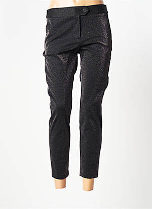 Pantalon 7/8 elasticitate mărime normală negru IMPERIAL femeie