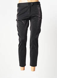 Pantalon 7/8 elasticitate mărime normală negru IMPERIAL femeie