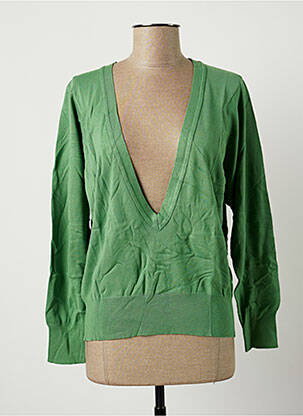 Cardigan petrecut verde STEFAN GREEN femeie