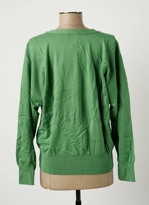 Cardigan petrecut verde STEFAN GREEN femeie