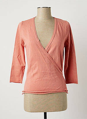 Cardigan petrecut roz STEFAN GREEN femeie