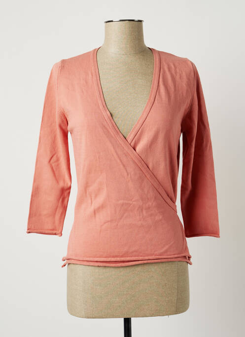 Cardigan petrecut roz STEFAN GREEN femeie