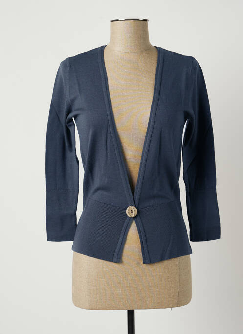 Vestă cu mâneci lungi albastru STEFAN GREEN femeie