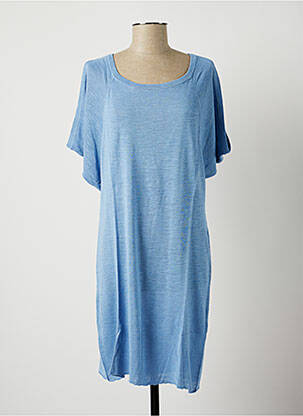 Rochie midi albastru STEFAN GREEN femeie