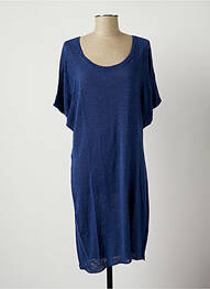 Rochie midi albastru STEFAN GREEN femeie
