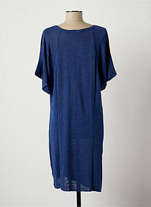 Rochie midi albastru STEFAN GREEN femeie