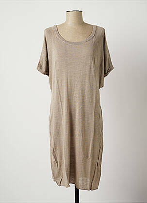 Rochie midi maro STEFAN GREEN femeie