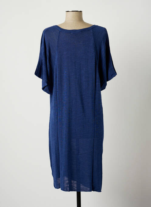 Rochie midi albastru STEFAN GREEN femeie