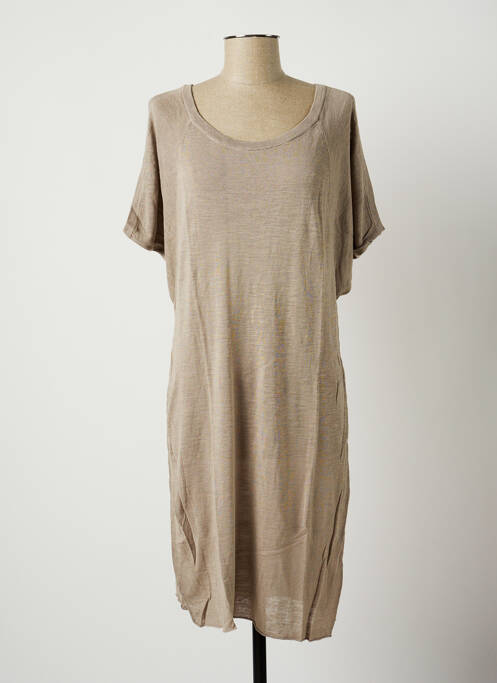 Rochie midi maro STEFAN GREEN femeie