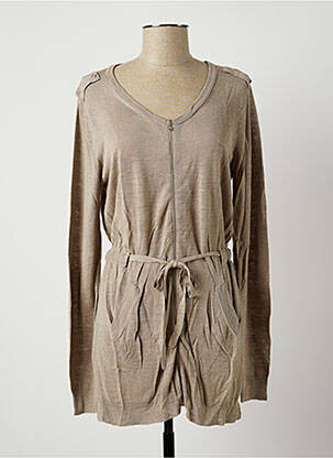 Vestă cu mâneci lungi bej STEFAN GREEN femeie