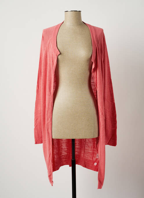 Vestă cu mâneci lungi roz STEFAN GREEN femeie