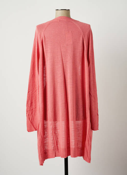 Vestă cu mâneci lungi roz STEFAN GREEN femeie