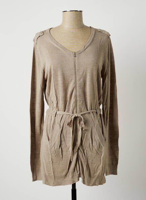 Vestă cu mâneci lungi bej STEFAN GREEN femeie