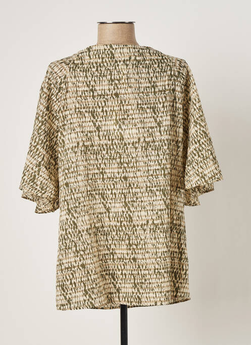 Tunică mâneci scurte bej DIEGA femeie