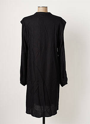 Rochie midi croială fluidă mâneci lungi negru B.YOUNG femeie