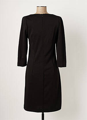Rochie midi mâneci lungi mâneci lungi negru FRANSA femeie