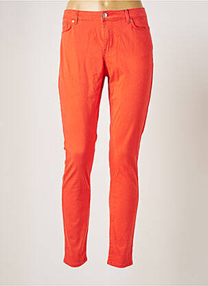 Pantalon slim portocaliu VERO MODA femeie