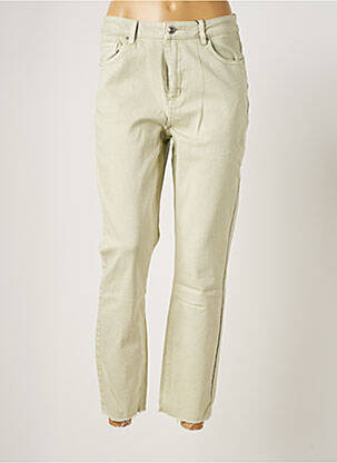 Blugi cu croială dreaptă verde VERO MODA femeie